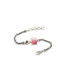Pink Scallop on the Dainty Adjustable Bracelet - Ocean Soul