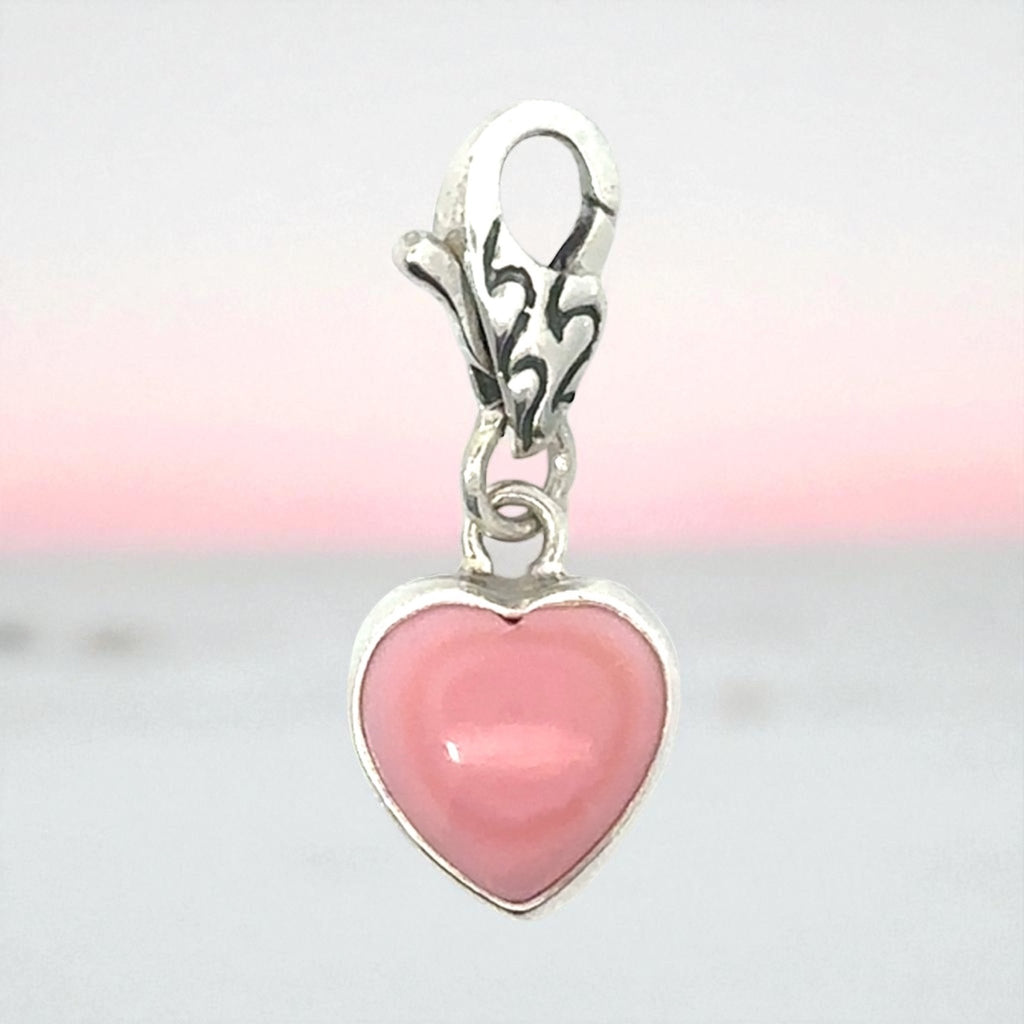 Queen Conch Heart Shaped Charm - Ocean Soul