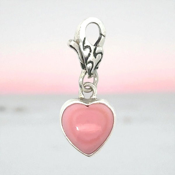 Queen Conch Heart Shaped Charm - Ocean Soul