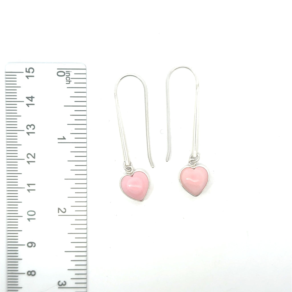 Queen Conch Heart Shaped Drop Earrings - Ocean Soul