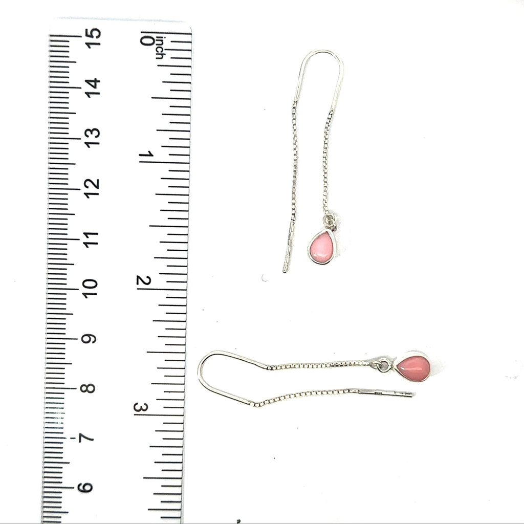Queen Conch Threaded Earrings - Ocean Soul