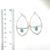 Rare Sea Glass Almond Shaped Earrings - Ocean Soul