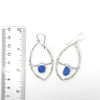 Rare Sea Glass Almond Shaped Earrings - Ocean Soul