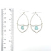 Rare Sea Glass Almond Shaped Earrings - Ocean Soul