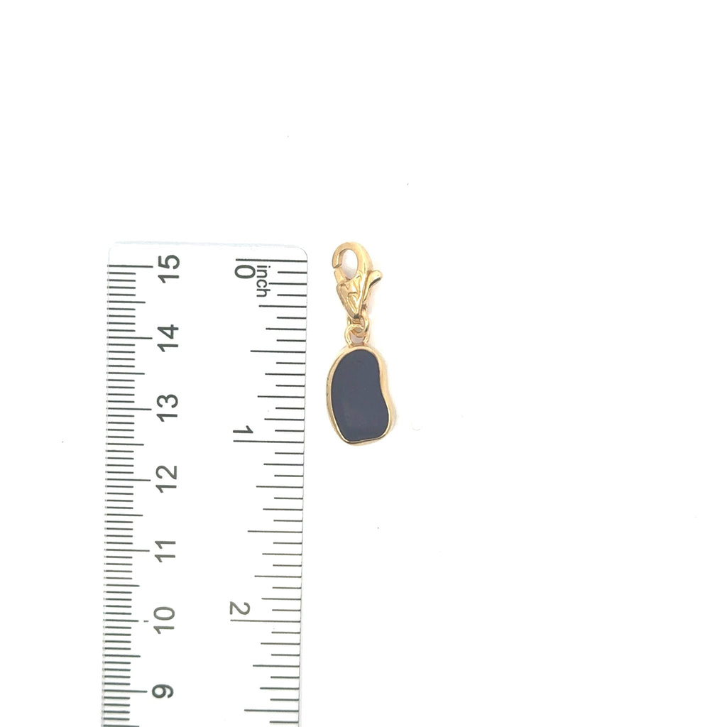 Rare Sea Glass Gold Vermeil Charms - Ocean Soul