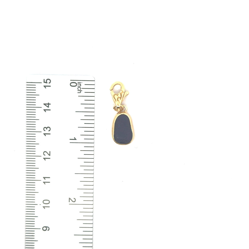 Rare Sea Glass Gold Vermeil Charms - Ocean Soul