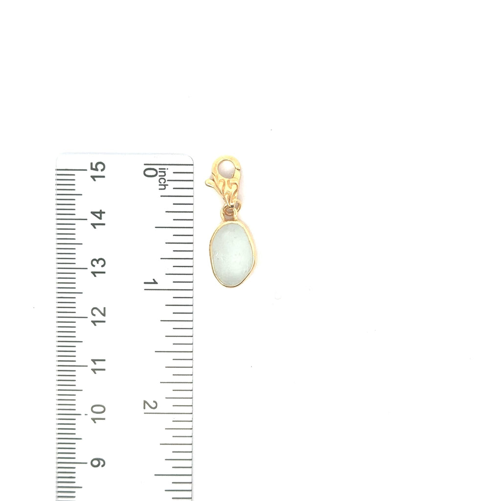 Rare Sea Glass Gold Vermeil Charms - Ocean Soul