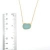 Rare Sea Glass Gold Vermeil Dainty Adjustable Necklaces - Ocean Soul