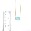 Rare Sea Glass Gold Vermeil Dainty Adjustable Necklaces - Ocean Soul