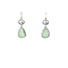 Sea - Foam Sea Glass Earrings - Ocean Soul