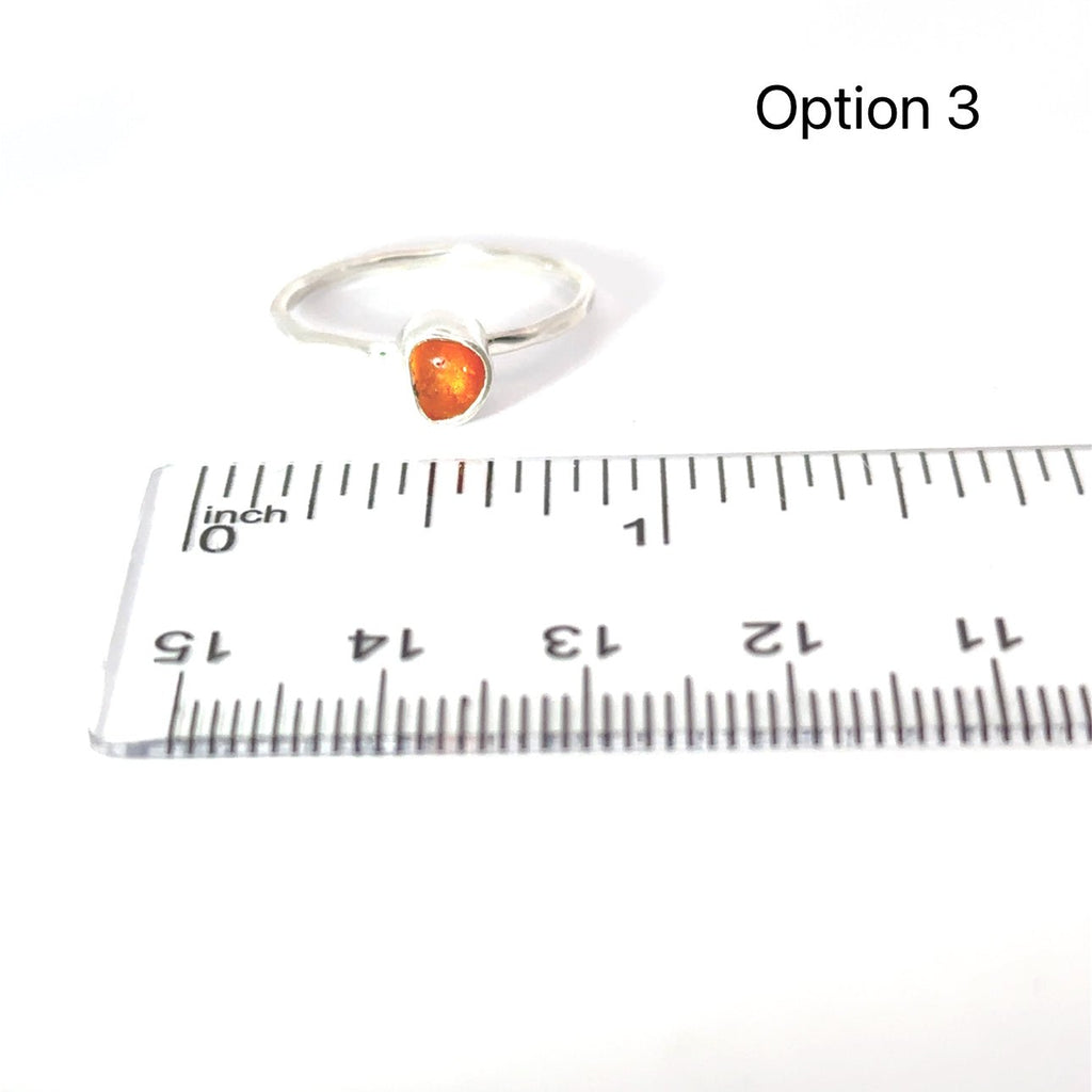 Sea Glass Stacker Rings - Size 7 - Ocean Soul