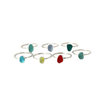 Sea Glass Stacker Rings - Size 8 - Ocean Soul