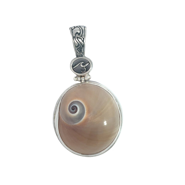 Shark Eye Shell Necklace Pendant - Ocean Soul