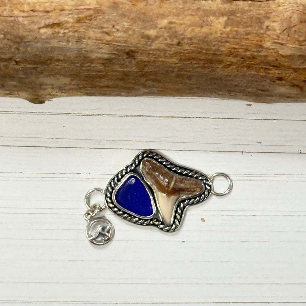 Shark Tooth and Sea Glass Center - Ocean Soul