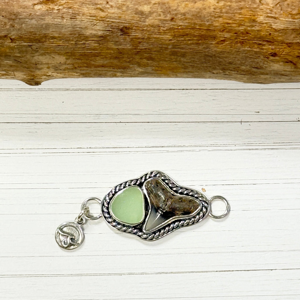 Shark Tooth and Sea Glass Center - Ocean Soul