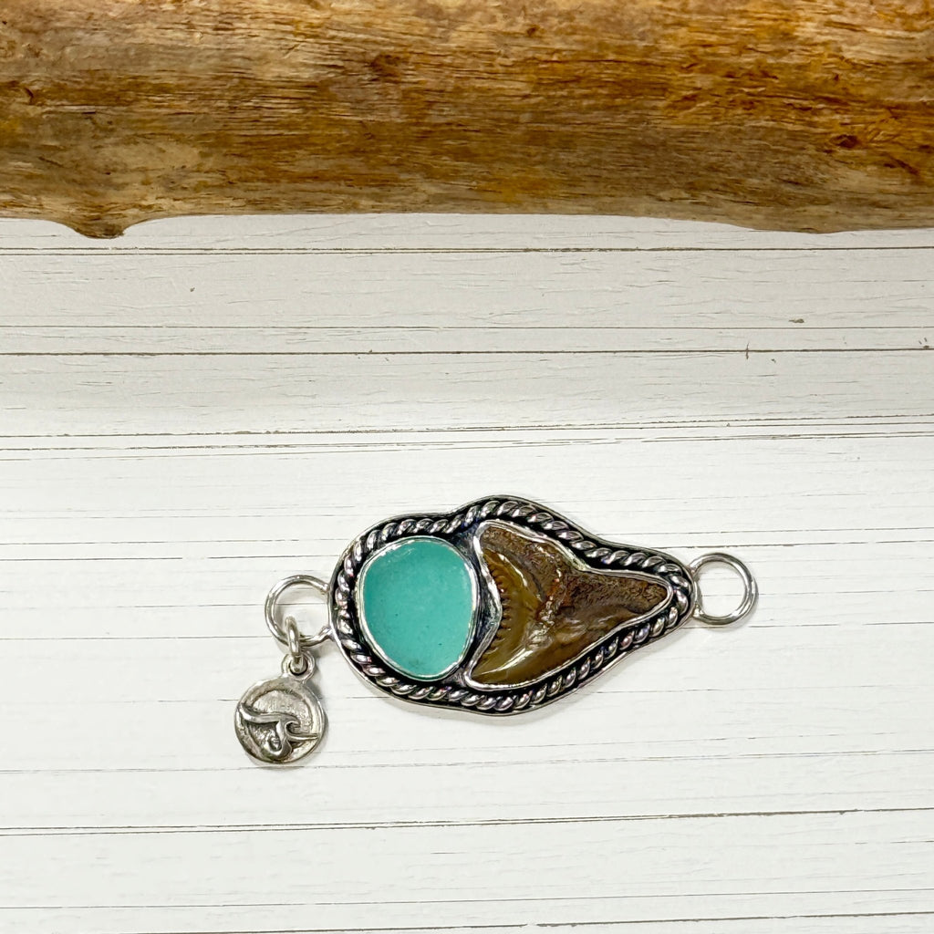 Shark Tooth and Sea Glass Center - Ocean Soul