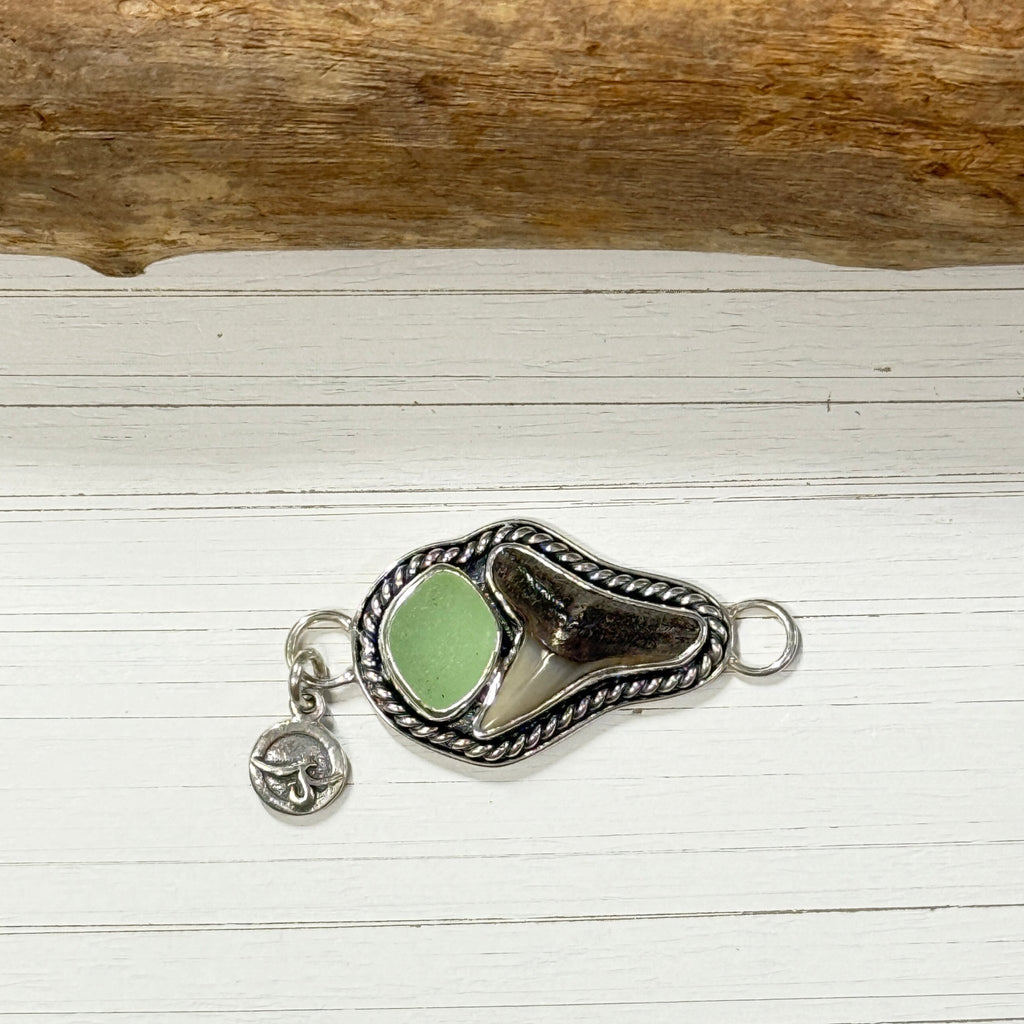 Shark Tooth and Sea Glass Center - Ocean Soul
