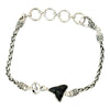 Shark Tooth Dainty Link Adjustable Bracelet - Ocean Soul