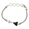 Shark Tooth Dainty Link Adjustable Bracelet - Ocean Soul