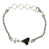 Shark Tooth Dainty Link Adjustable Bracelet - Ocean Soul