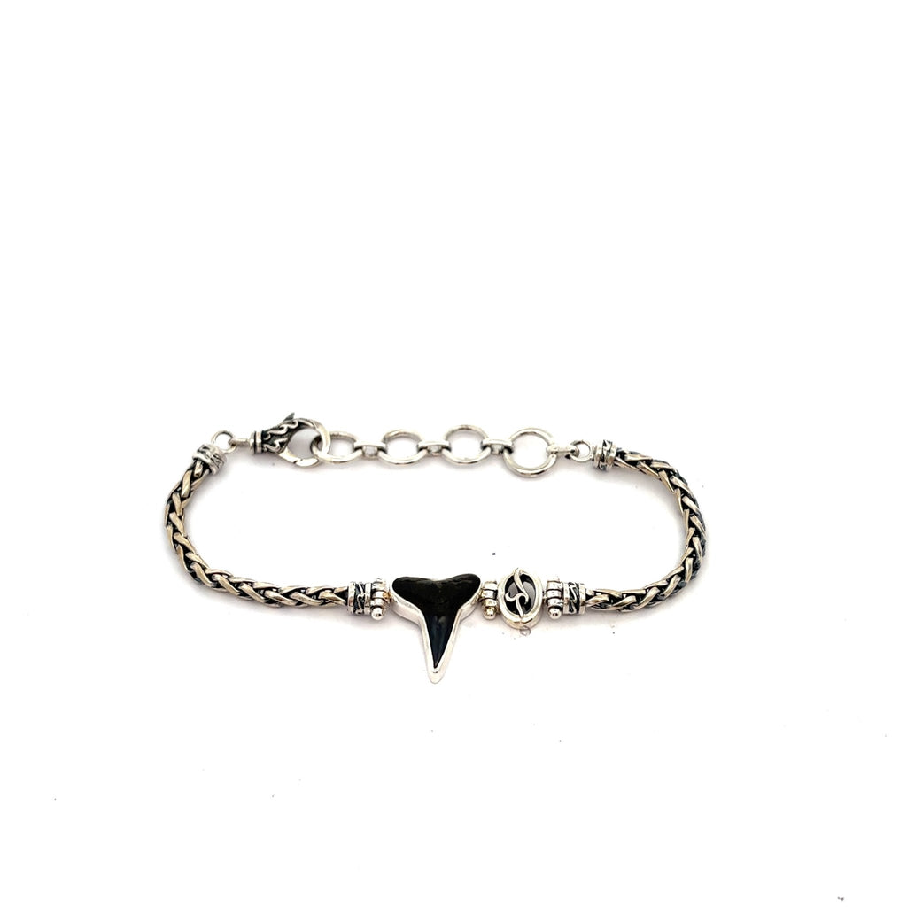 Shark Tooth on the Dainty Adjustable Bracelet - Ocean Soul