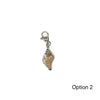 Sharp Rib Drill Shell Charms - Ocean Soul