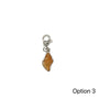 Sharp Rib Drill Shell Charms - Ocean Soul