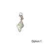 Sharp Rib Drill Shell Charms - Ocean Soul