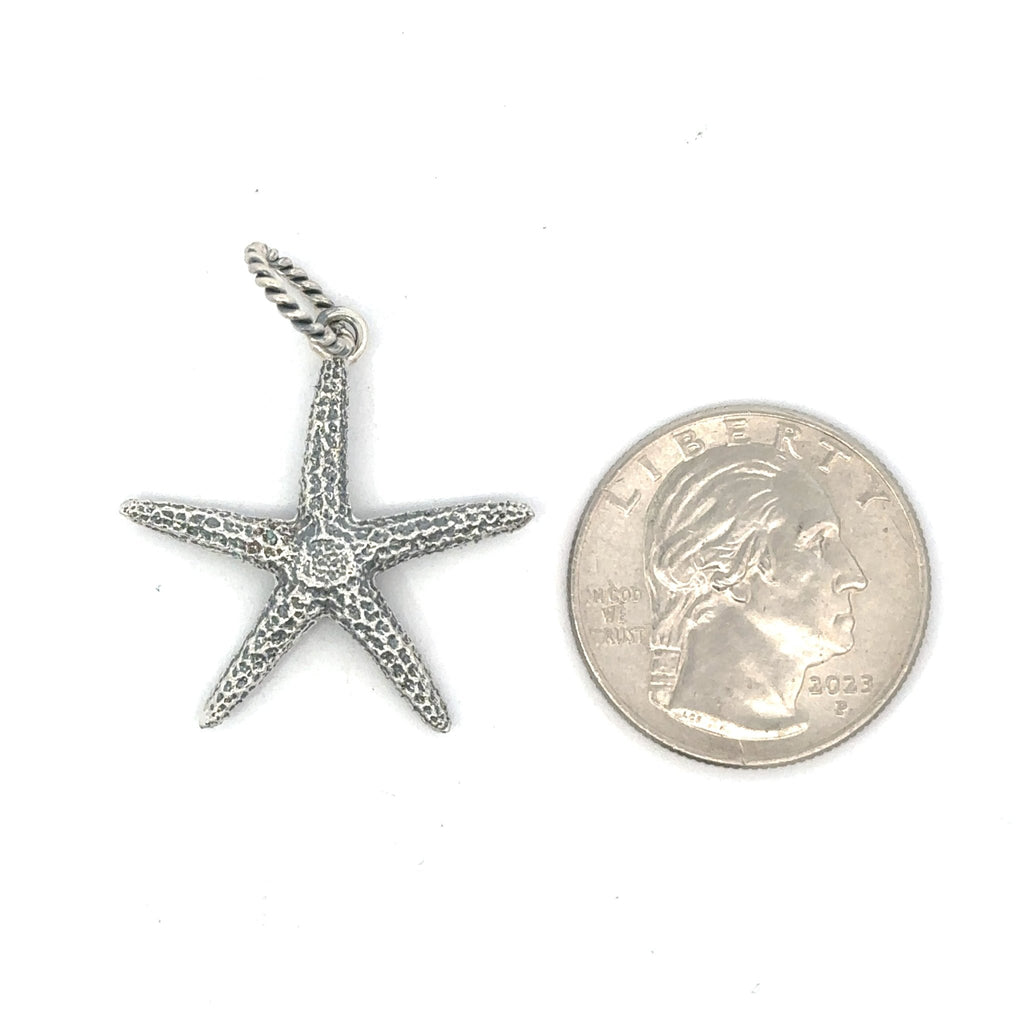 Spiny Seastar Silver Pendant - Ocean Soul