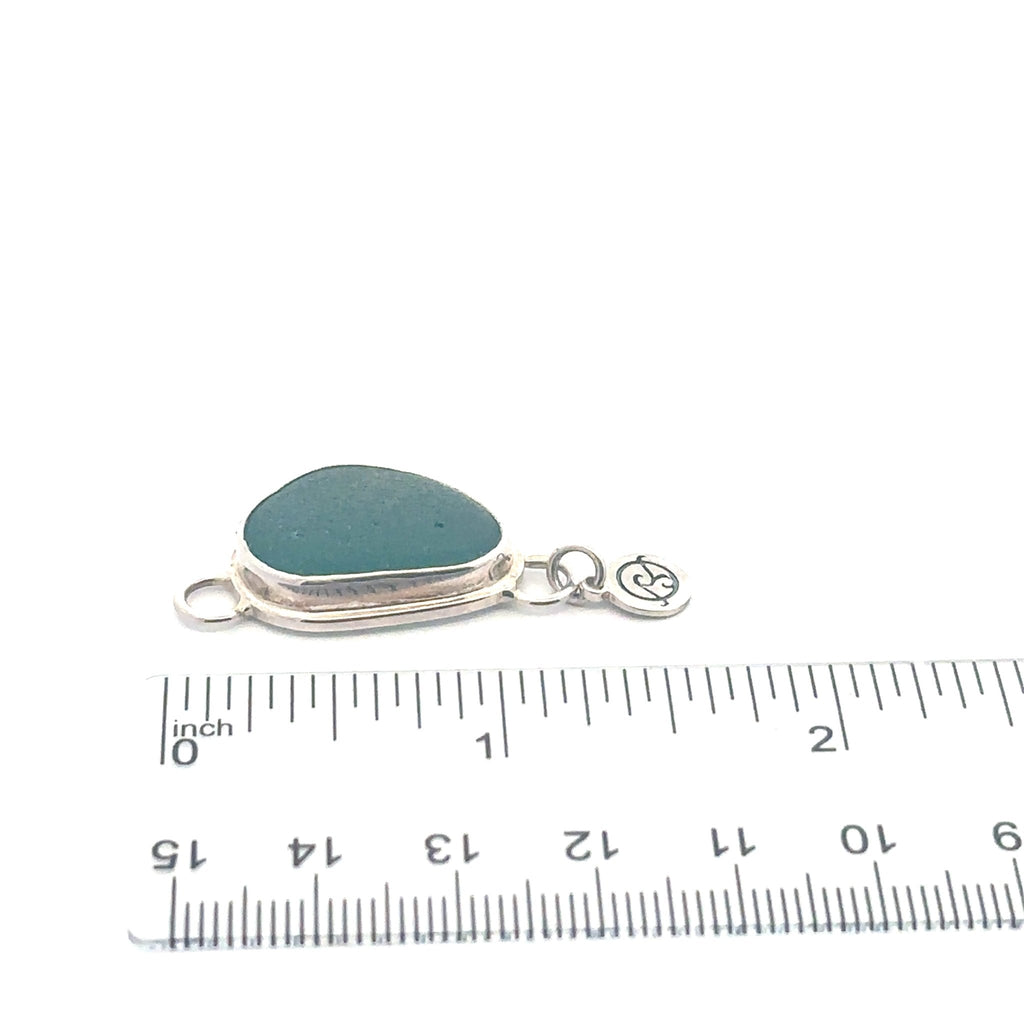 Teal Sea Glass Double Bezel Soul Center - Ocean Soul