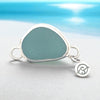 Teal Sea Glass Double Bezel Soul Center - Ocean Soul
