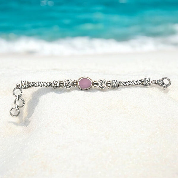 Ultra Rare Neo Sea Glass Super Romano Bracelet - Ocean Soul