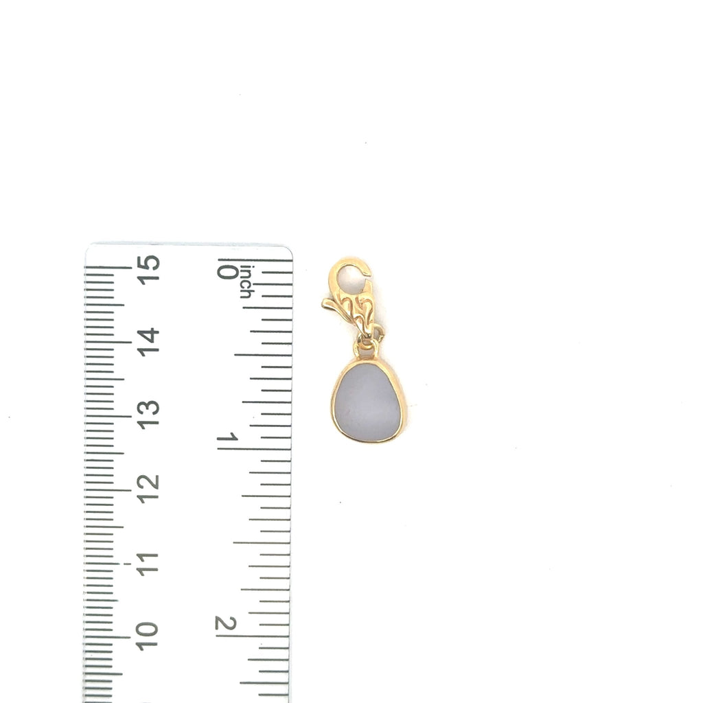 Ultra Rare Sea Glass Gold Vermeil Charms - Ocean Soul