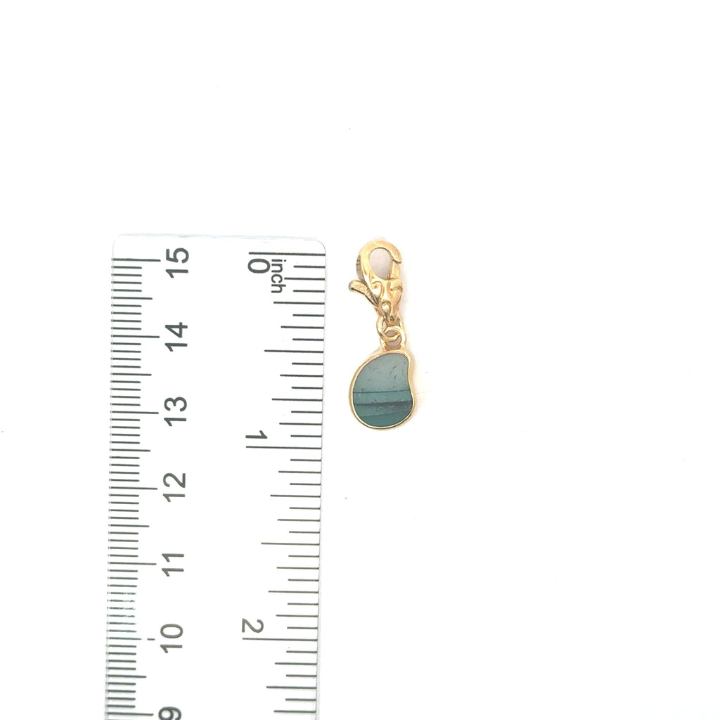 Ultra Rare Sea Glass Gold Vermeil Charms - Ocean Soul
