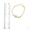 Ultra Rare Sea Glass Gold Vermeil Dainty Link Bracelets - Ocean Soul