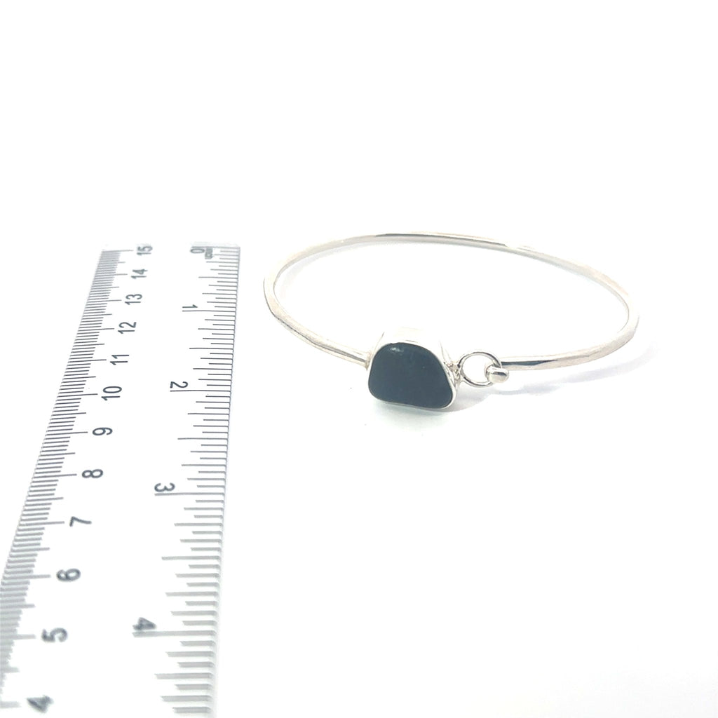 Ultra Rare Sea Glass Hammered Hook Bracelets - Ocean Soul