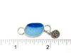 Amazing Electric Blue Multi Sea Glass Soul Center - Ocean Soul