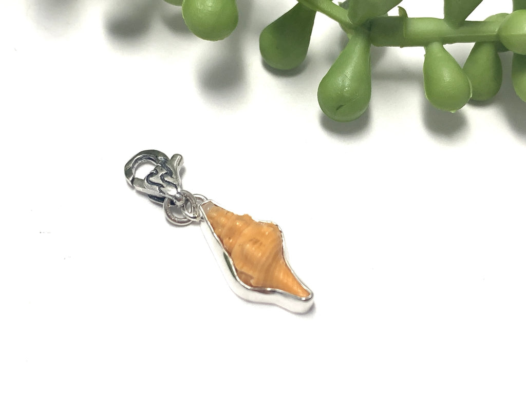 Baby Orange Horse Conch Charm - Ocean Soul