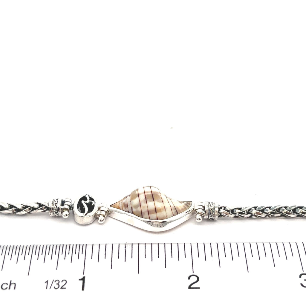 Banded Tulip on the Dainty Adjustable Bracelet - Ocean Soul