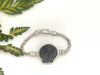 Black Scallop on Tigertail Bracelet - Ocean Soul