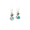 Bright Aqua Sea Glass Earring - Ocean Soul