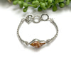 Brown Banded Tulip on the Romano Adjustable Bracelet - Ocean Soul