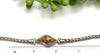 Brown Banded Tulip on the Romano Adjustable Bracelet - Ocean Soul