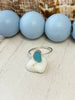 Caribbean Blue Sea Glass Stacker Rings - Size 8 - Ocean Soul