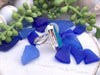 Caribbean Blue! Sea Glass Statement Ring - Size 8 - Ocean Soul