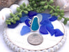 Caribbean Blue! Sea Glass Statement Ring - Size 8 - Ocean Soul