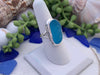 Caribbean Blue! Sea Glass Statement Ring - Size 9 - Ocean Soul