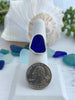 Cobalt Sea Glass Statement Ring - Size 10 - Ocean Soul