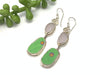 Copy of Sea Glass and Pottery Earrings - Ocean Soul