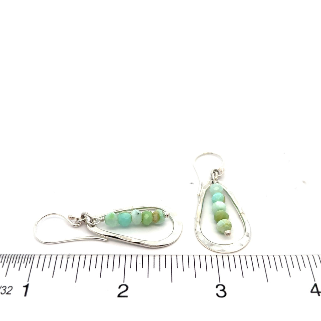 Earthy Peruvian Opal Earrings - Ocean Soul